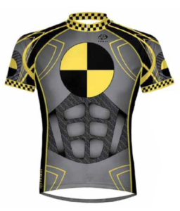 Primal Wear Crash Test Dummy Cycling Jersey Men's Short Sleeve