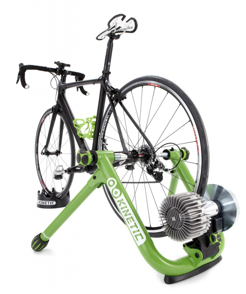 Kinetic Fluid Trainer Road Machine Smart with InRide Sensor Bike resistance trainer with road race bike